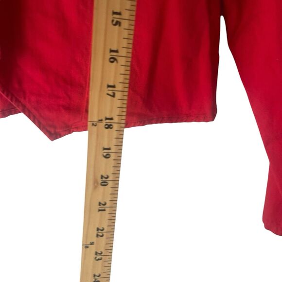 Ozark‎ Mountain Vintage 90s Women's Size Small Red Emboridered Western Button Up - Picture 8 of 8